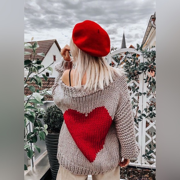 NWT NEW CHICWISH Key to My Heart Open Cardigan Chunky Knit Sweater HANDMADE XS - Picture 3 of 13